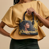 "Blacknificent" Small Leather Handbag - BRAVE ONES DEAL