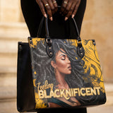 "Blacknificent" Leather Handbag BTS DEAL