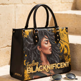 "Blacknificent" Leather Handbag BTS DEAL