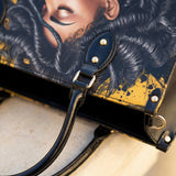 "Blacknificent" Leather Handbag BTS DEAL