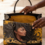 "Blacknificent" Leather Handbag BTS DEAL