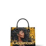 "Blacknificent" Leather Handbag BTS DEAL