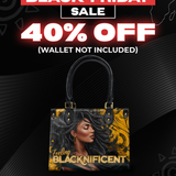 "Blacknificent" Small Leather Handbag Deal