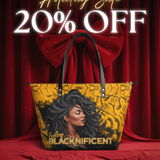 "Blacknificent" Leather Tote Bag Deal
