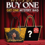 "Blacknificent" Leather Tote Bag Deal