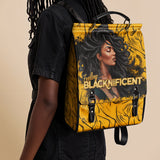 "Blacknificent" Leather Backpack