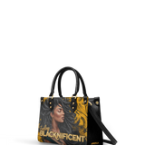 "Blacknificent" Small Leather Handbag - BRAVE ONES DEAL