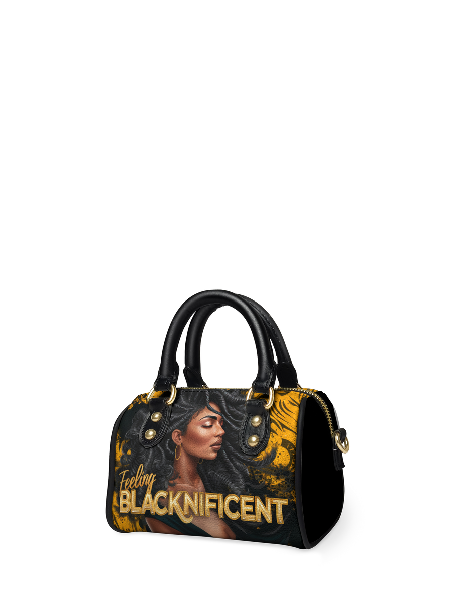 "Blacknificent" Mini Satchel FALL CLEARANCE DEAL