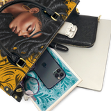 "Blacknificent" Leather Handbag