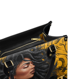 "Blacknificent" Leather Handbag
