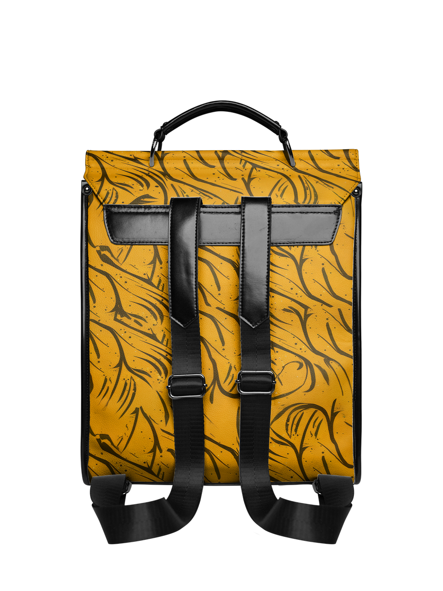 "Blacknificent" Leather Backpack
