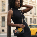 "Blacknificent" Envelope Chain Crossbody Bag