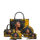 "Blacknificent" Leather Handbag BTS DEAL