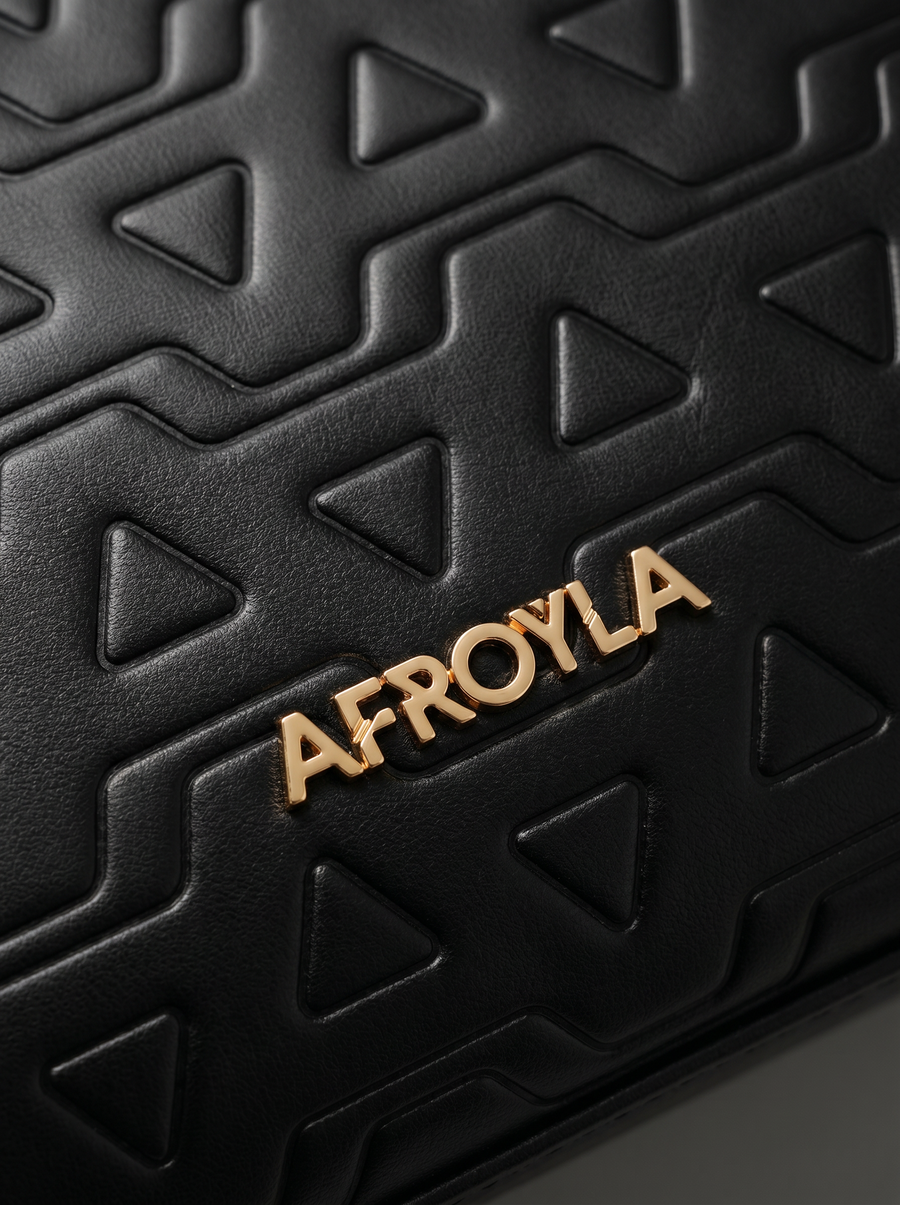 "Dalila" Monogram Leather Handbag