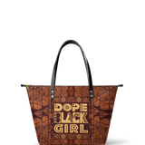 "Dope Black Girl" Leather Tote Bag BTS DEAL