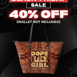 "Dope Black Girl" Leather Tote Bag Deal