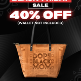 "Dope Black Mom" Leather Tote Bag Deal