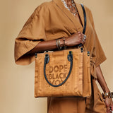 "Dope Black Mom" Leather Handbag Deal