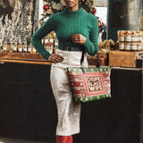 "Dope Black Wife" Frosted Pine Leather Tote Bag