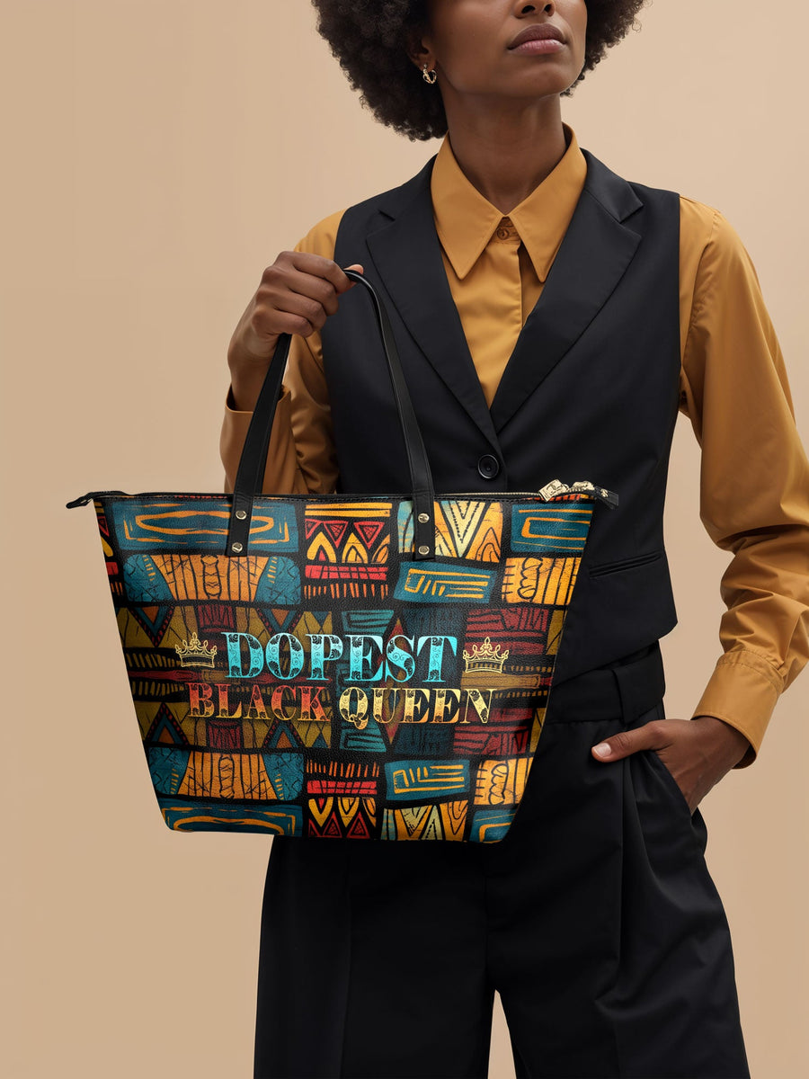 "Dopeya" Leather Tote Bag Matching Set - DD DEAL