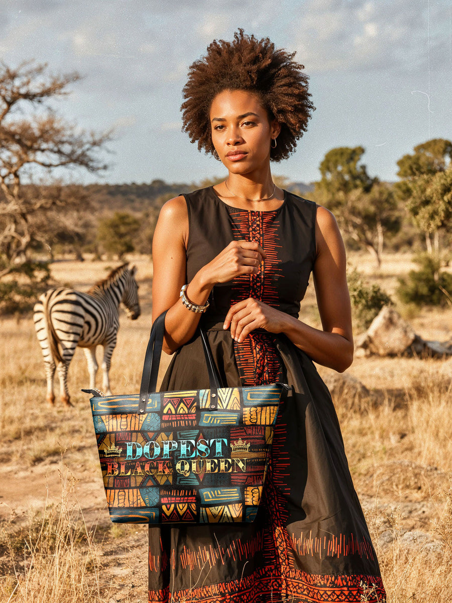 "Dopeya" Leather Tote Bag