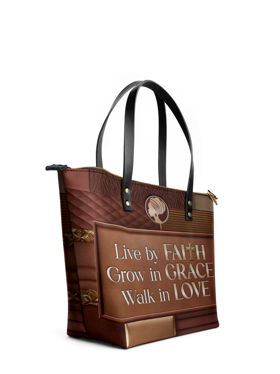 "Eliora" Leather Tote Bag Matching Set - DD DEAL