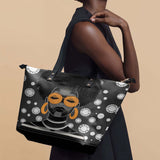 "Fahari" Monochrome Leather Tote Bag BTS DEAL