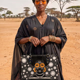 "Fahari" Monochrome Leather Handbag Deal