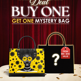 "Fahari" Marigold Pop Leather Handbag Deal