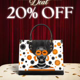 "Fahari" Marshmallow Citrus Leather Handbag Deal
