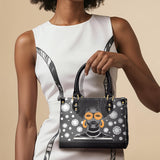 "Fahari" Monochrome Small Leather Handbag (Top Grain) BTS DEAL