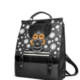 "Fahari" Monochrome Leather Backpack - BRAVE ONES DEAL