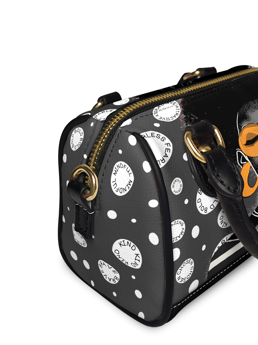 "Fahari" Monochrome Mini Satchel FALL CLEARANCE DEAL