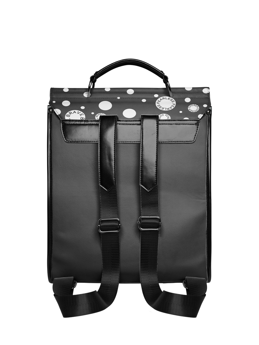 "Fahari" Monochrome Leather Backpack