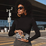 "Fahari" Monochrome Eclipse Makeup Bag - BRAVE ONES DEAL