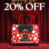 "Fahari" Strawberry Pop Leather Handbag Deal