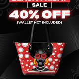 "Fahari" Strawberry Pop Leather Tote Bag Deal