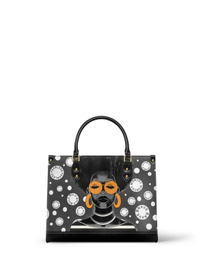 "Fahari" Monochrome Leather Handbag