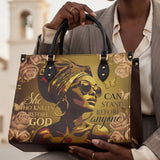 "Godfidence" Leather Handbag BTS DEAL