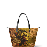 "Godfidence" Leather Tote Bag