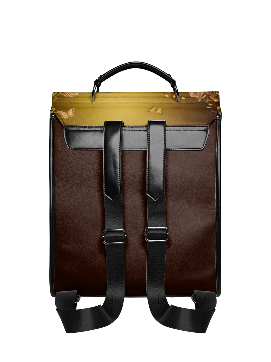 "Godfidence" Leather Backpack