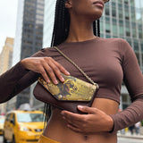 "Godfidence" Envelope Chain Crossbody Bag