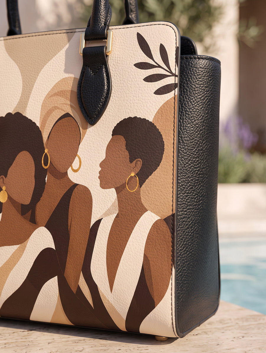 "Haiba" Nembo Leather Handbag
