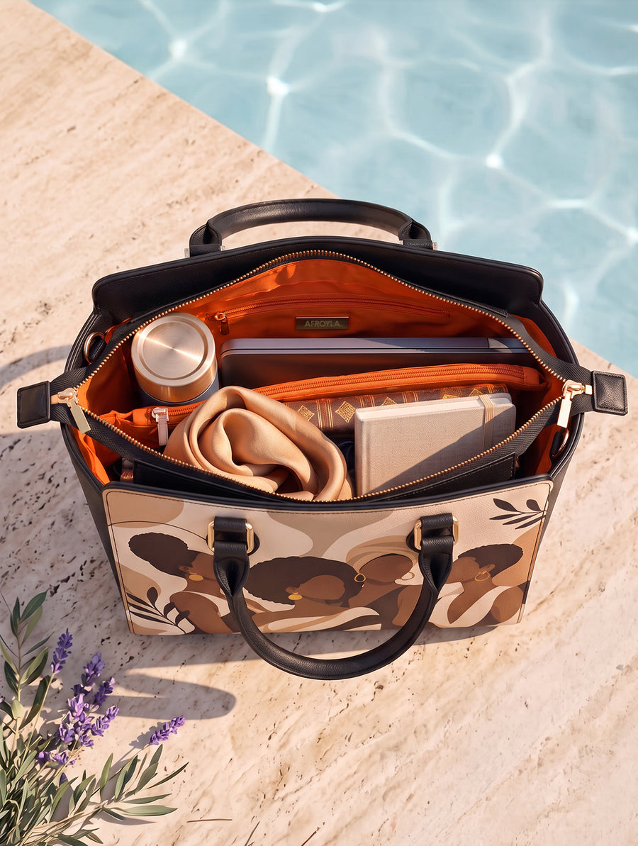 "Haiba" Nembo Leather Handbag