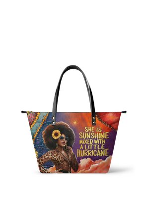 "Huriya" Leather Tote Bag