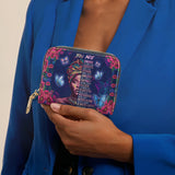 "Imani" Blue Orchid Mini Wallet