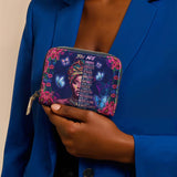"Imani" Blue Orchid Mini Wallet