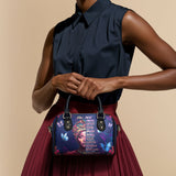 "Imani" Blue Orchid Mini Satchel - BRAVE ONES DEAL