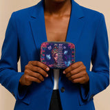 "Imani" Blue Orchid Mini Wallet