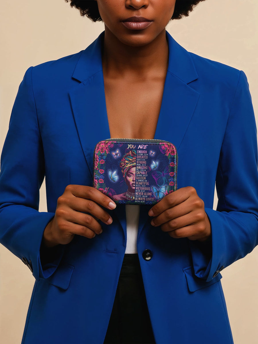 "Imani" Blue Orchid Mini Wallet FALL CLEARANCE DEAL